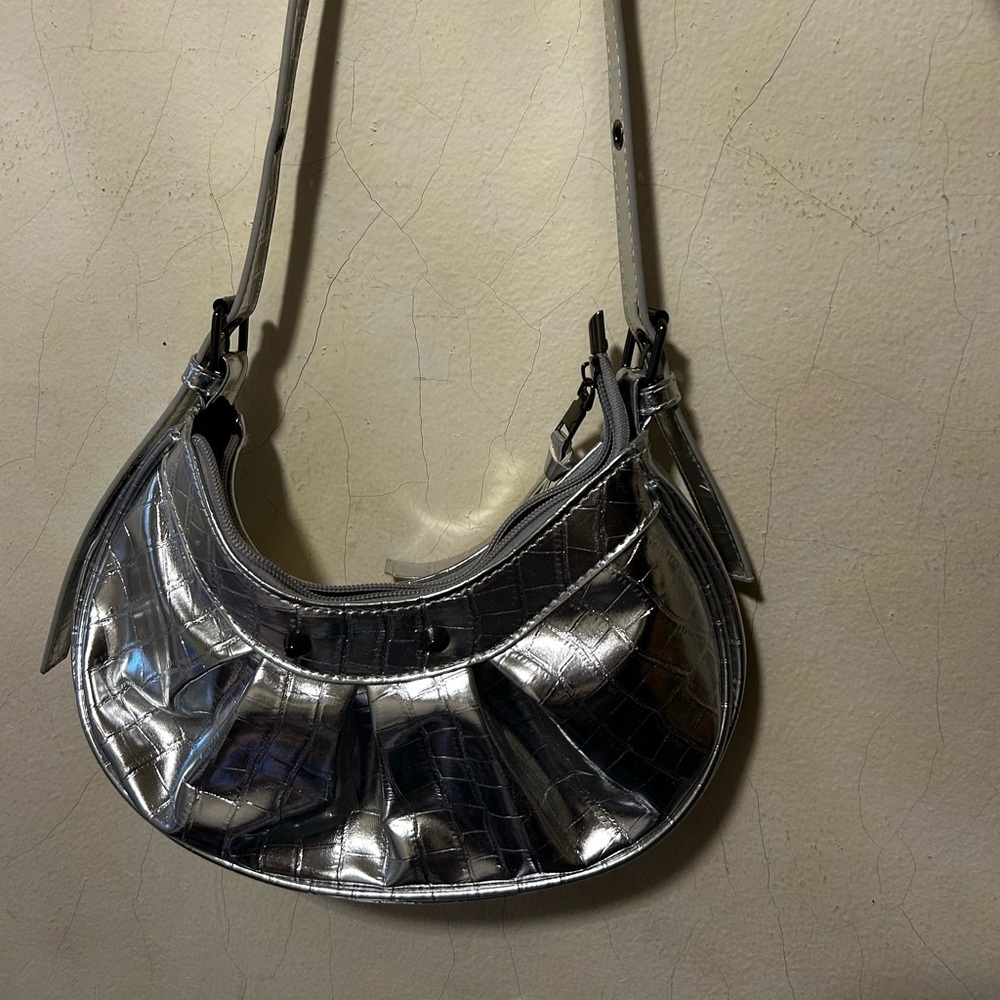 Silver Women's Bag